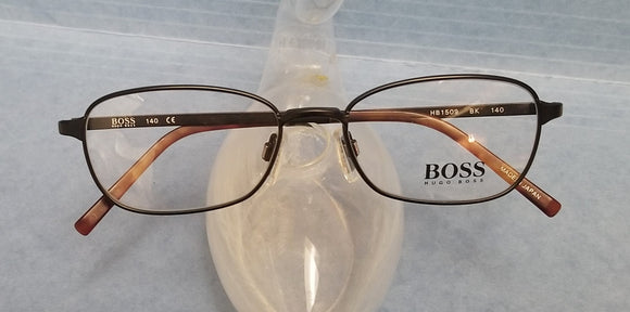 New Black Hugo BOSS Eyeglasses HB1509 Designer RX Prescription Glasses