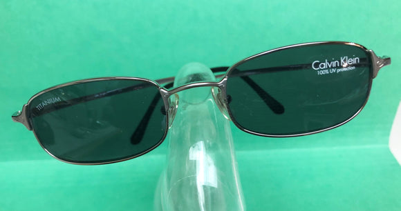 New Titanium CALVIN KLEIN Sunglasses Mod. 5128 Stylish/Lightweight New Low Price!