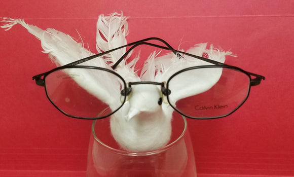 New Vintage Black CALVIN KLEIN Sunglasses RX Prescription Frame Made In Japan
