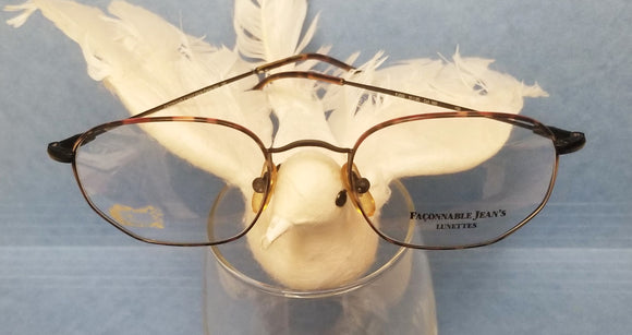New Antique Black FACCONABLE Eyeglasses Tortoise Vintage Frames ~ Sale! Discounted Closeout Price!