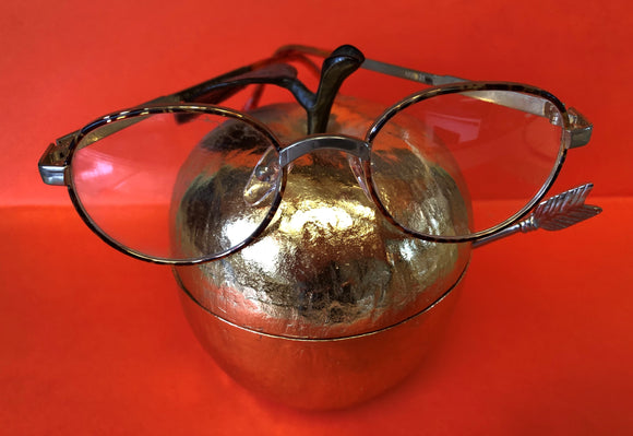 New Vintage Eyeglasses Gold w/ Matching Tortoise Rim & Temple Tips