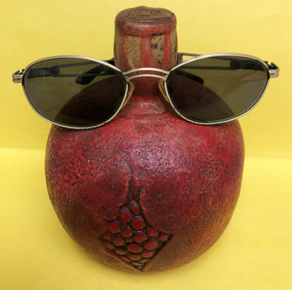 New Antique Faded Silver Vintage WEST Sunglasses Made In Italy ~ New Low Price!
