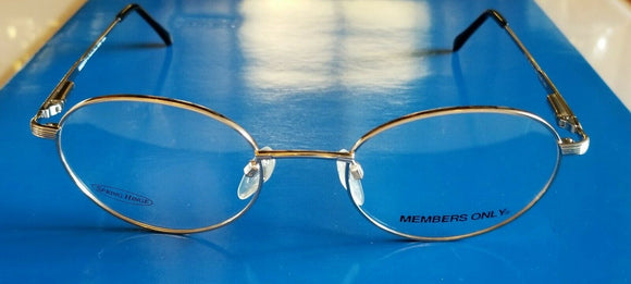 New Vintage 2-Tone MEMBERS ONLY Eyeglasses Gold & Silver RX Prescription Glasses ~ Sale! Discounted Closeout Price!