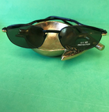 New Men's Cool TIGER Sunglasses Black and Yellow Gold Tiger Design Made In Italy ~ Sale! Discounted Closeout Price!