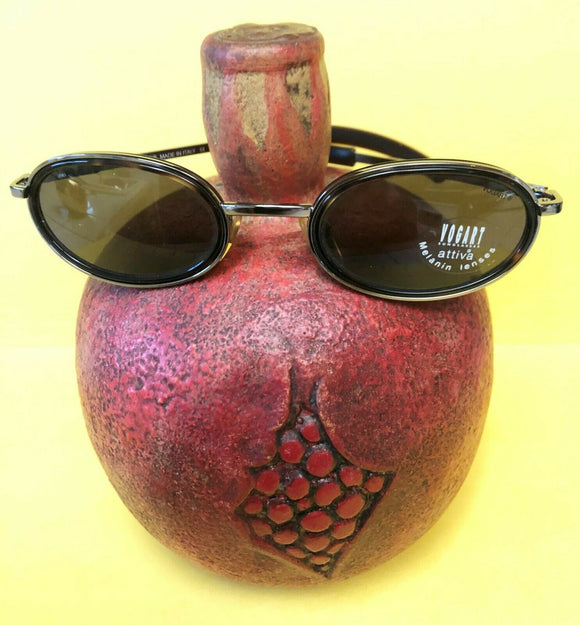New Authentic Tortoise VOGART Sunglasses Multi Layer Frame Design Amber Temples